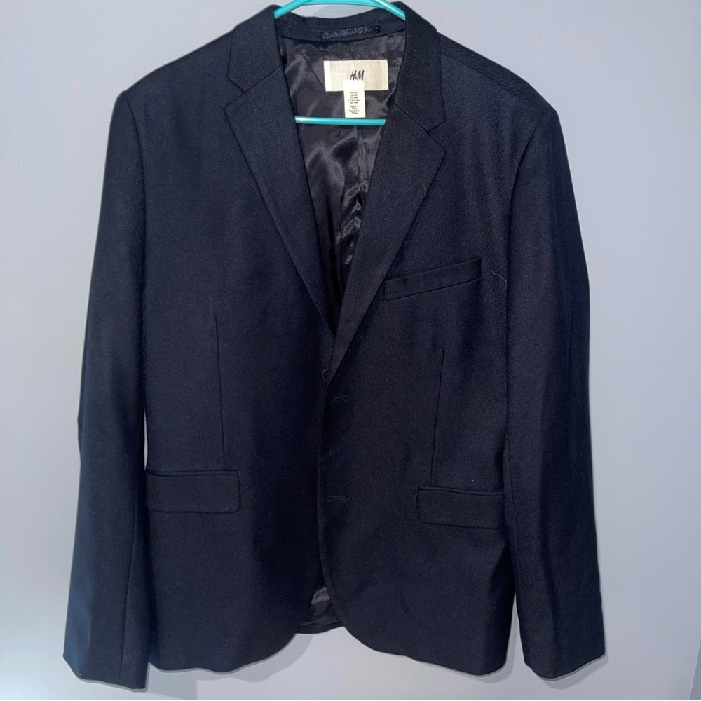 H&M Men's Classic Blue Coat